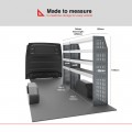 Vauxhall Movano 2021 on XLWB Extra High Roof (L4H3) - Rhino MR4 2 Bay Internal Van Racking
